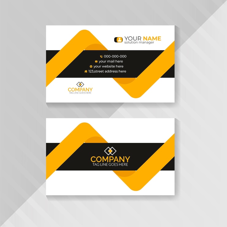 Diseños de tarjetas de visita corporativas de marca ejecutiva elegantes y adaptables con estilos modernos