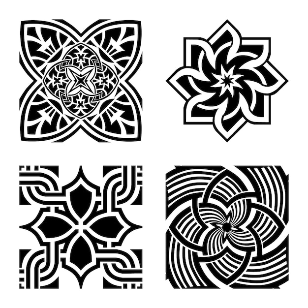 Diseños de tatuajes geométricos y florales