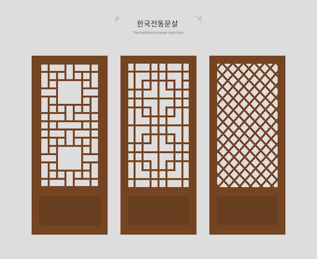 Diseños tradicionales de puertas coreanas