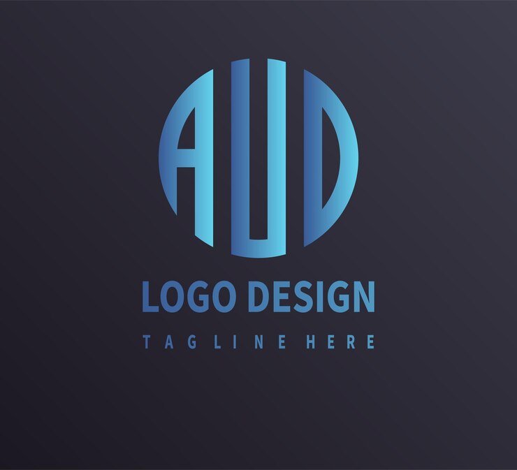 Diseños únicos de las letras del logotipo