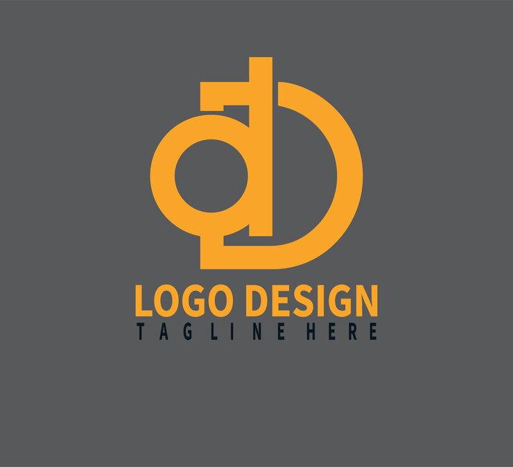 Diseños únicos de las letras del logotipo