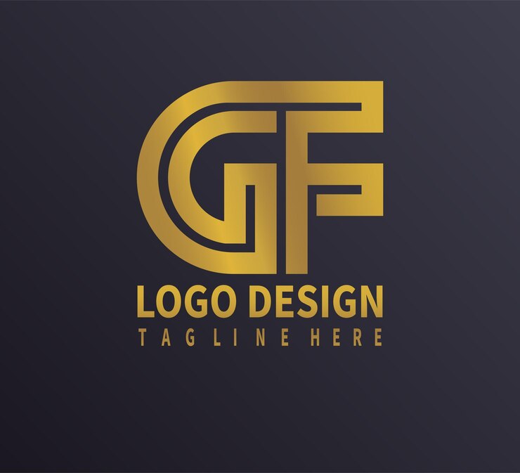 Diseños únicos de las letras del logotipo