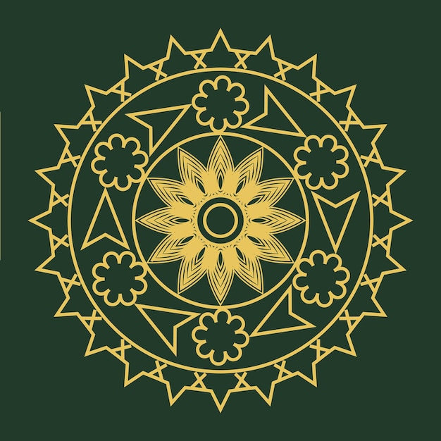 Diseños de vectores de mandala