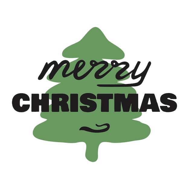 Diseños de vectores de vacaciones de signo de letras de mano de Navidad