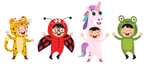 Disfraces de animales divertidos para niños