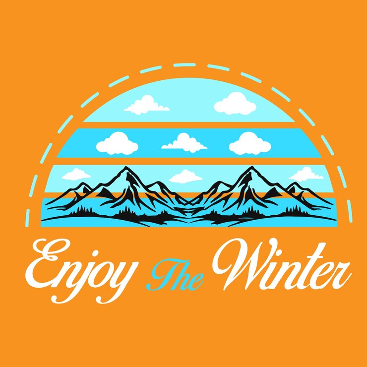 Disfruta del diseño de la camiseta de invierno