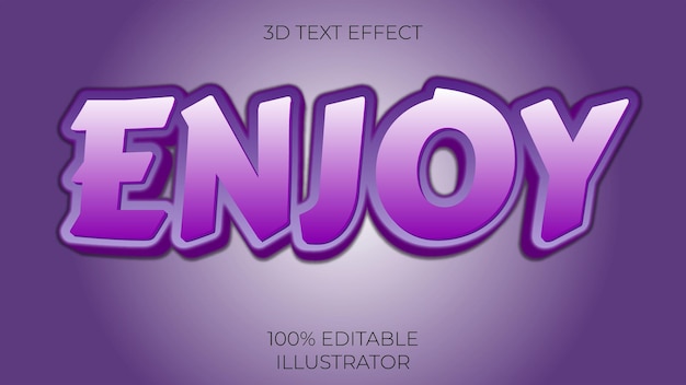 Disfruta del efecto de texto en 3D