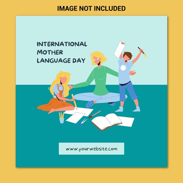 Disfruta estudiando la ilustración El Día Internacional de la Lengua Madre en Instagram