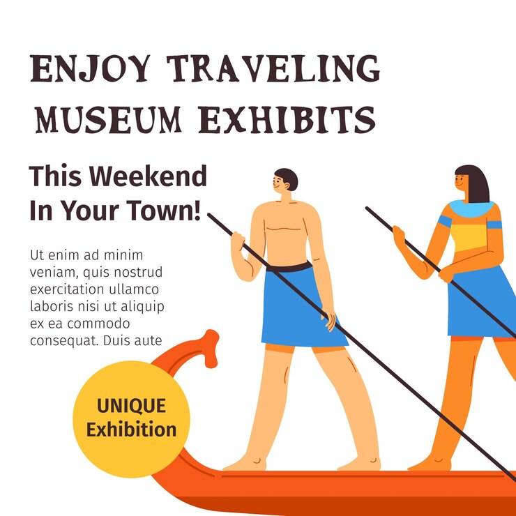 Vector disfruta de las exhibiciones de los museos itinerantes este fin de semana