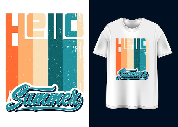 Disfrutemos del diseño de la camiseta de verano.