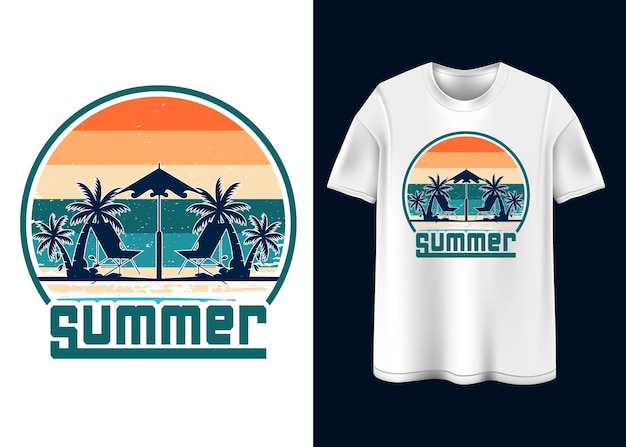 Disfrutemos del diseño de la camiseta de verano.