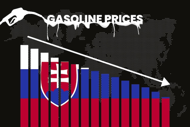 Disminución del precio de la gasolina en Eslovaquia cambio y volatilidad en los precios del combustible