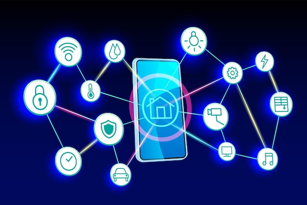 Dispositivo de control y conexión inteligente de Internet de las cosas IoT en la red de la industria y residente en cualquier lugar en cualquier momento y cualquier negocio con tecnología de TI de Internet para futuristas del mundo