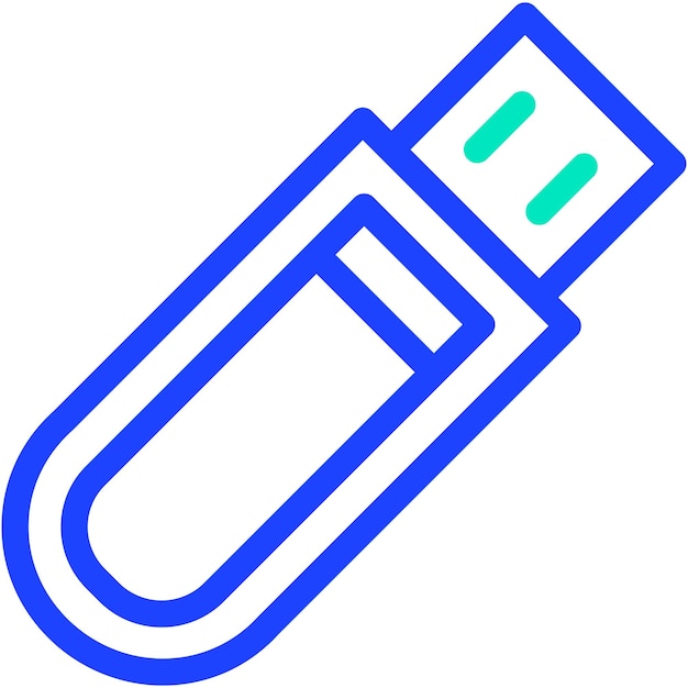 un dispositivo electrónico azul y blanco con una etiqueta azul que dice la palabra prueba