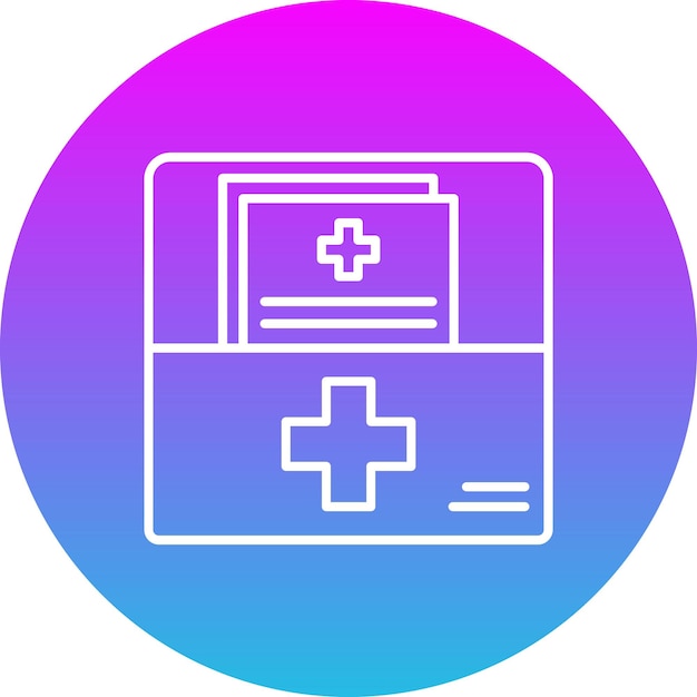 un dispositivo médico con una cruz y un símbolo médico
