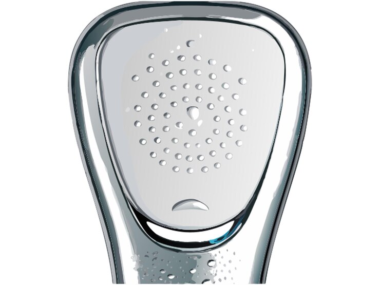Vector este dispositivo con un poco de agua alrededor del icono