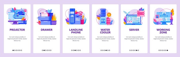 Dispositivos de oficina y de negocios teléfono fijo servidor de enfriador de agua acceso seguro aplicación móvil incorporación s...