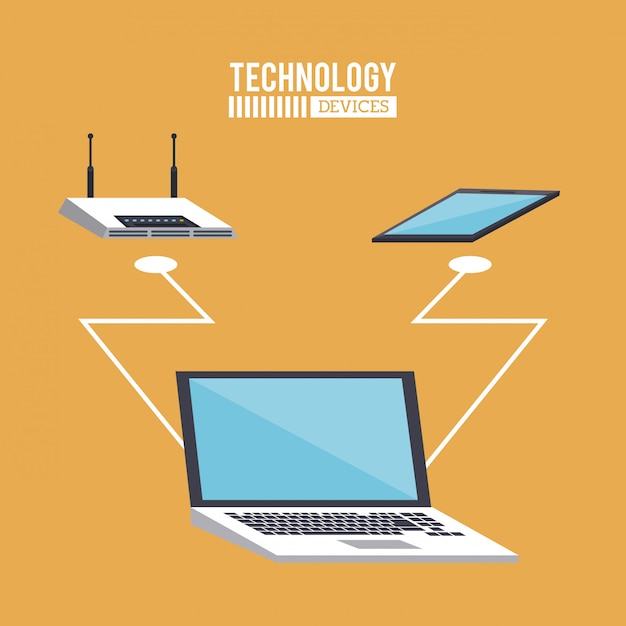 Dispositivos de tecnología de office