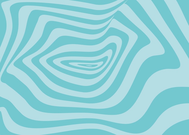 Distorsionado groovy curva línea de onda hippie fondo estilo retro patrón psicodélico