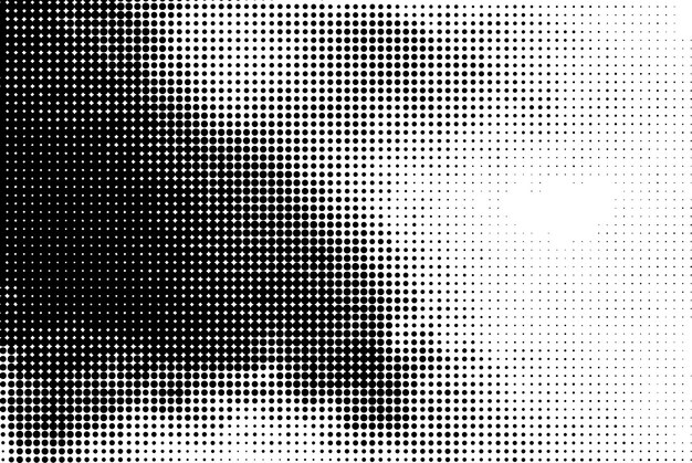 Distressed Halftone Dot Noise Background Una gran superposición para proyectos analógicos o artísticos antiguos