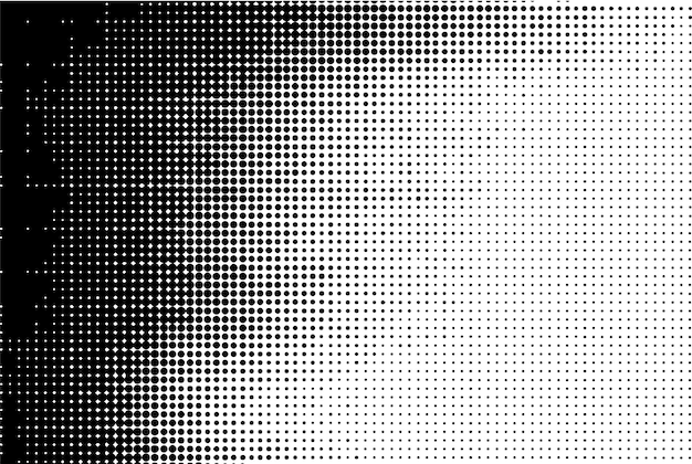 Distressed Halftone Dot Noise Background Una gran superposición para proyectos analógicos o artísticos antiguos