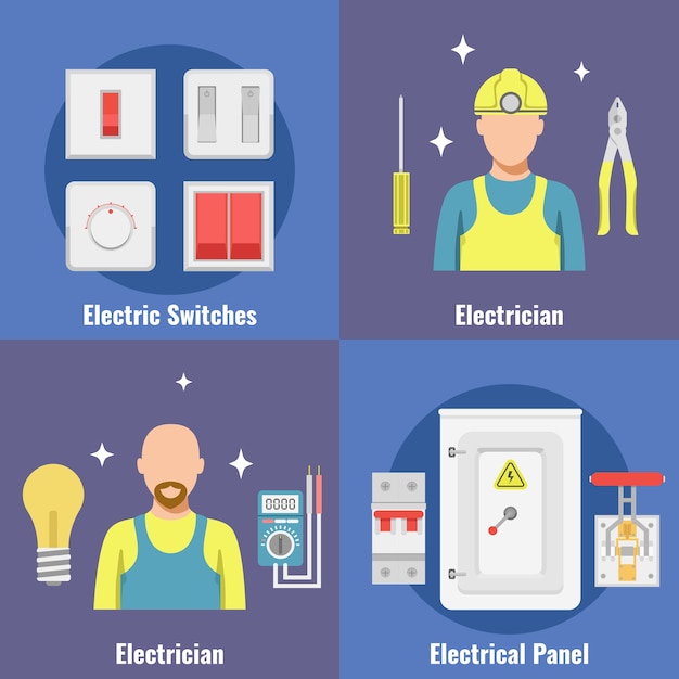 Disyuntores configurados interruptor, fusible, caja eléctrica, disyuntores, cuadro eléctrico