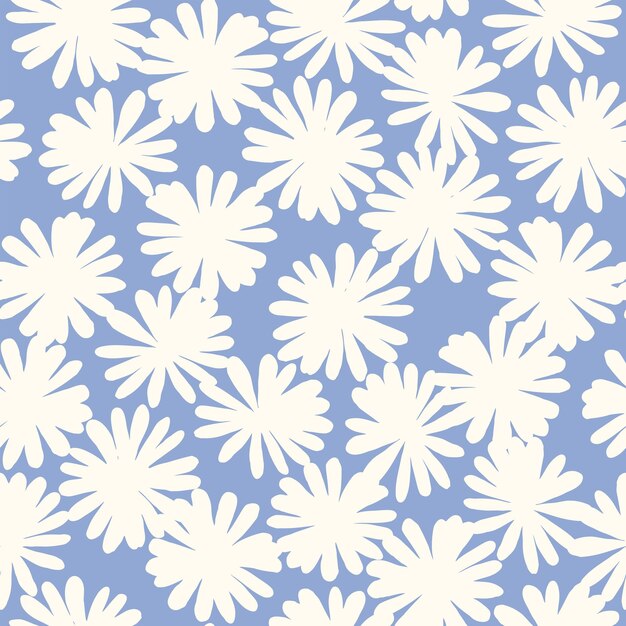 Ditsy flores vector de patrones sin fisuras Vintage floral superficie patrón diseño botánico fondo
