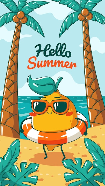 La diversión del limón de verano