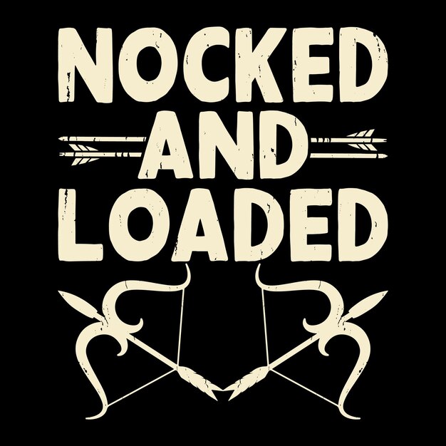 Divertido diseño de camiseta de tiro con arco vintage amante de la caza Archer Bowman
