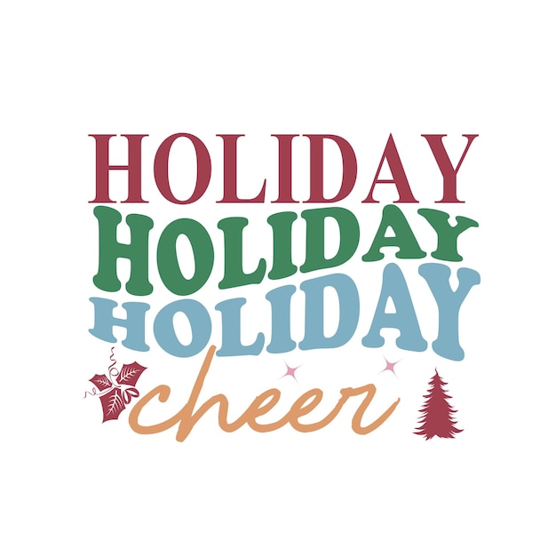 Divertido diseño SVG de Navidad Retro svg archivos cortados de diseño