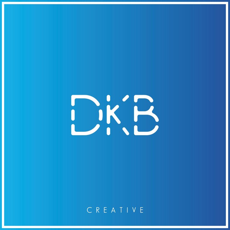 Vector dkb premium vector último diseño de logotipo diseño creativo de logotipo ilustración vectorial logotipo mínimo monograma