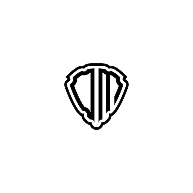 DL monograma logotipo diseño carta texto nombre símbolo monocromo logotipo alfabeto carácter simple logotipo
