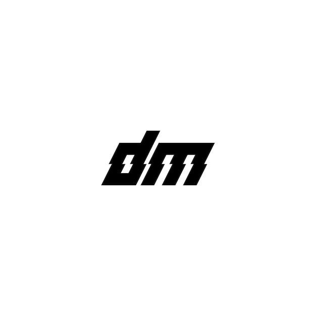 DL monograma logotipo diseño carta texto nombre símbolo monocromo logotipo alfabeto carácter simple logotipo