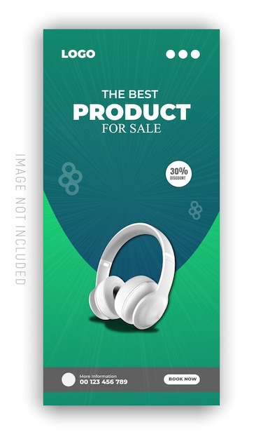 Dl plantilla de folleto y auriculares leche solar reloj de perfume de hierro agua altavoz de ratón Black Frid