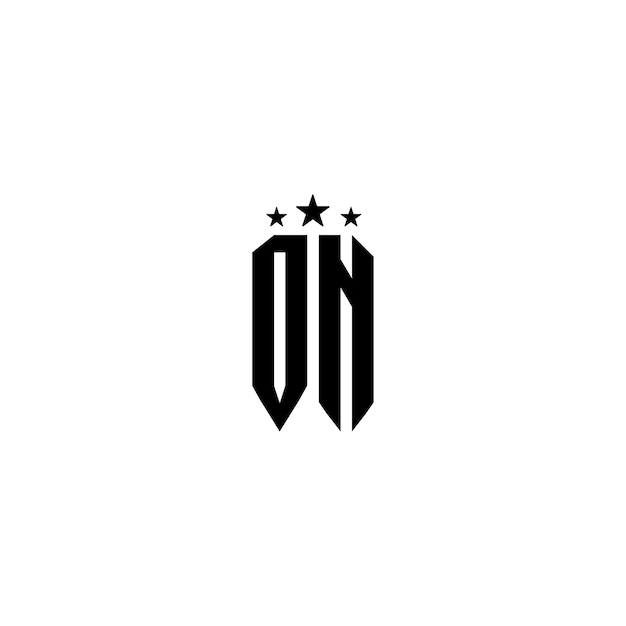 DN monograma logotipo diseño carta texto nombre símbolo monocromo logotipo alfabeto carácter simple logotipo