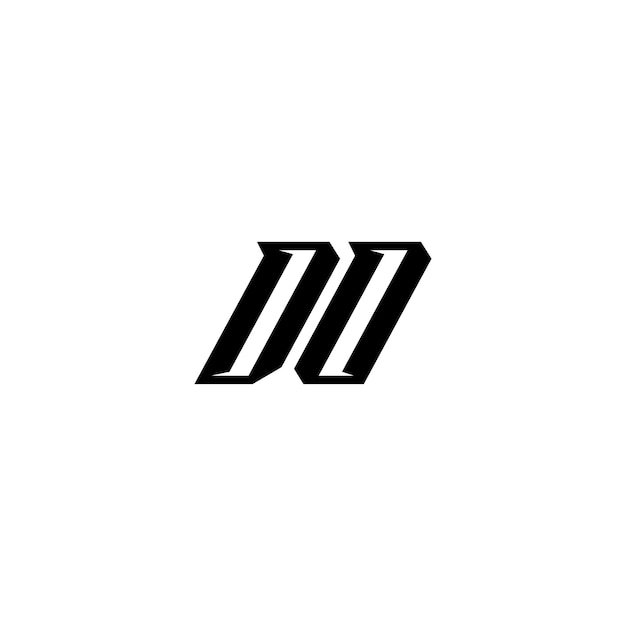 DO monograma logotipo diseño carta texto nombre símbolo monocromo logotipo alfabeto carácter simple logotipo