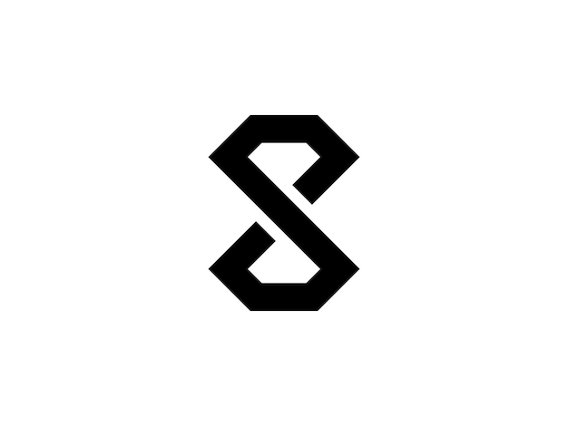 doble diamante con diseño de logotipo de línea infinita