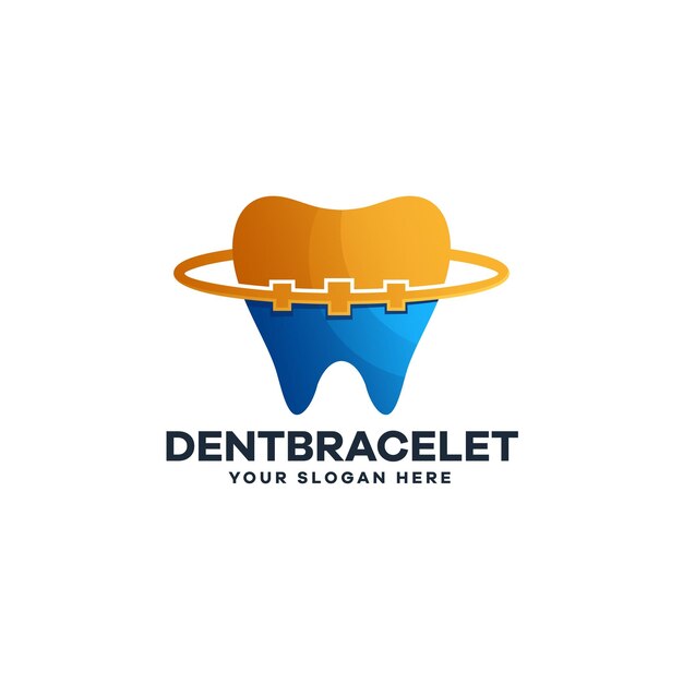 Doctor dental brazalete logotipo degradado