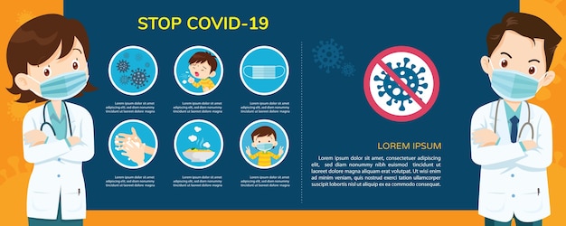 Doctor explica infografías para el coronavirus de wuhan