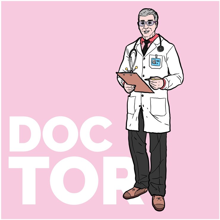 Doctor Jobs Carrera Ilustración