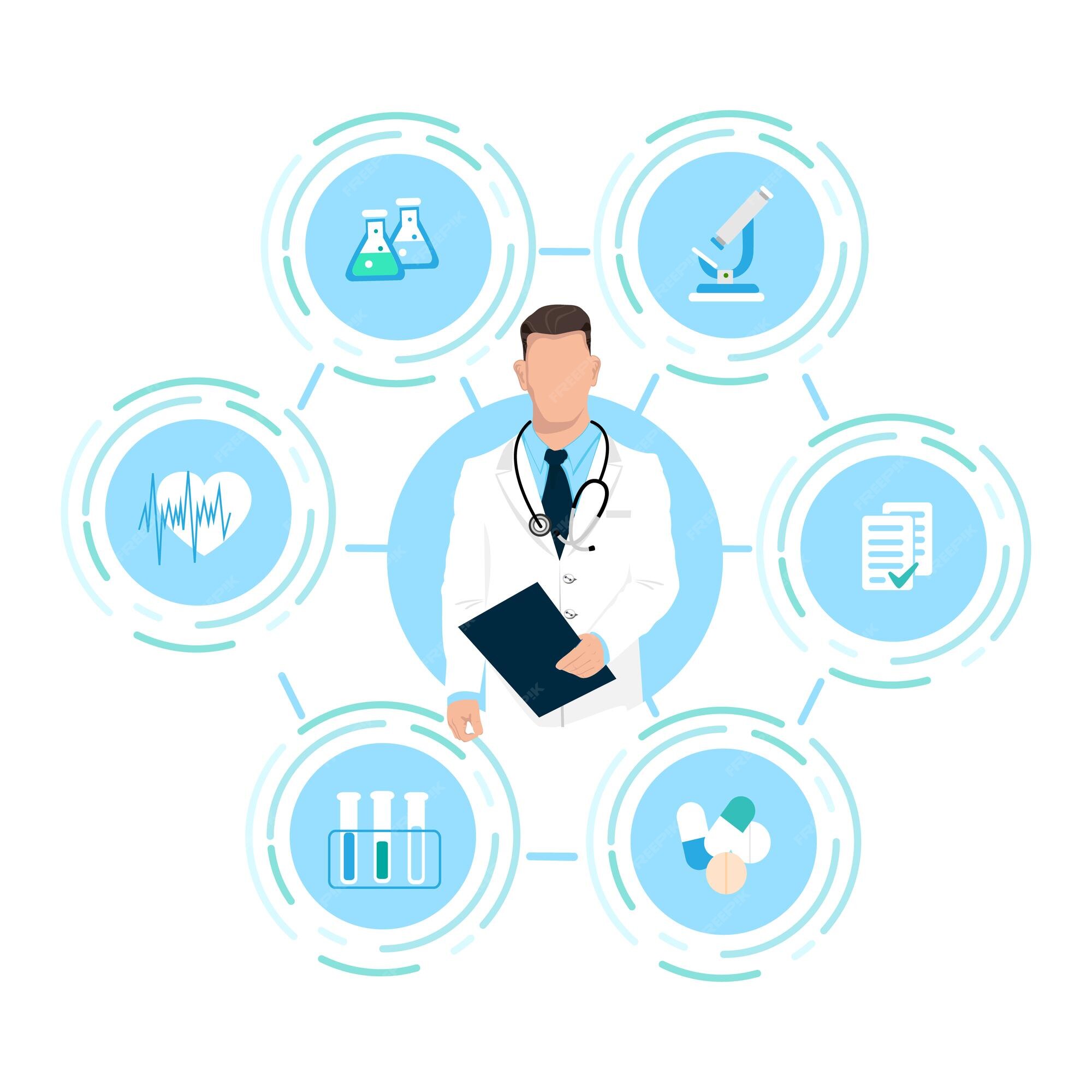Doctor En Linea Vector Premium doctor-en-linea-vector-premium