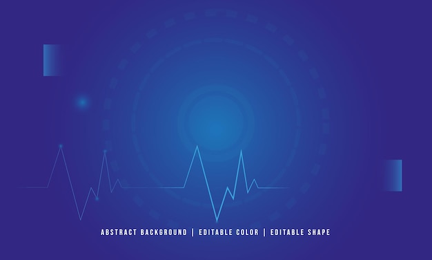 doctor en medicina Tecnología líneas y puntos abstractos conectan fondo con hexágonos Vector Premium