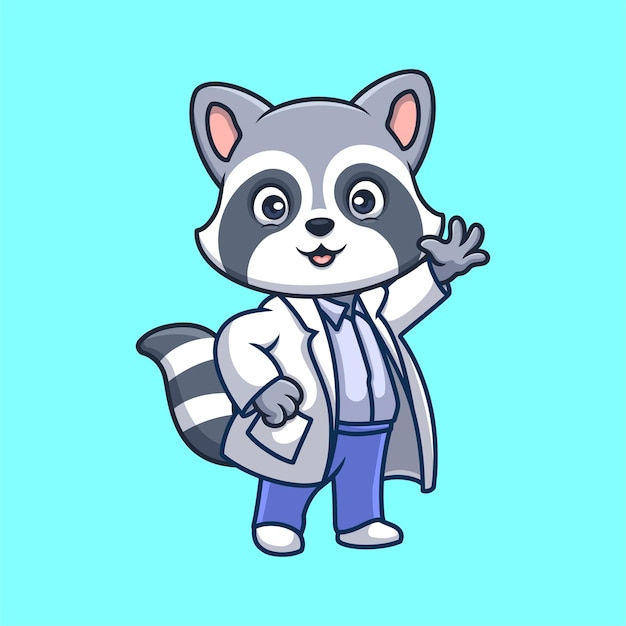Doctor Raccoon es una caricatura muy linda.