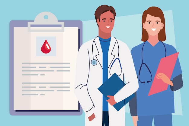 Doctores pareja y orden