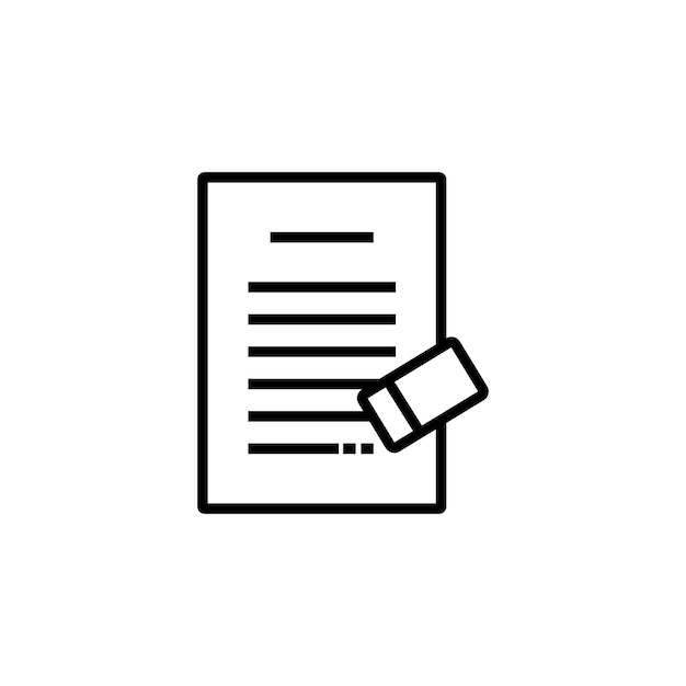 Documento archivo plano icono