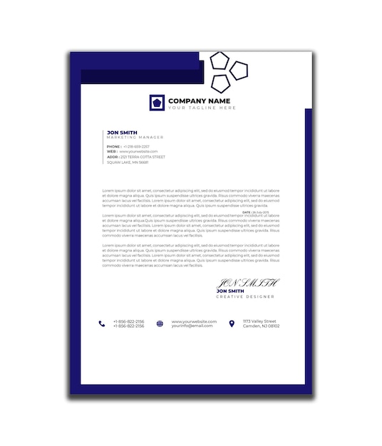un documento azul que dice re marca en él