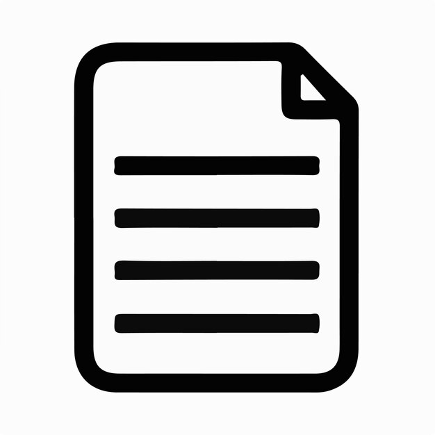 un documento con un fondo blanco que dice un documento