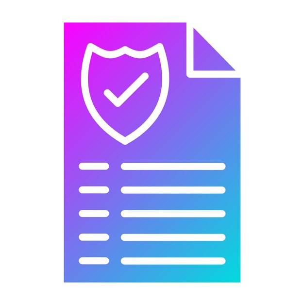 Documento de ilustración del diseño del icono vectorial