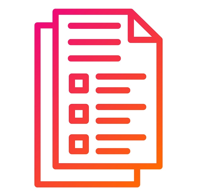 Documento de ilustración del diseño del icono vectorial