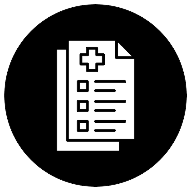 Documento de ilustración del diseño del icono vectorial